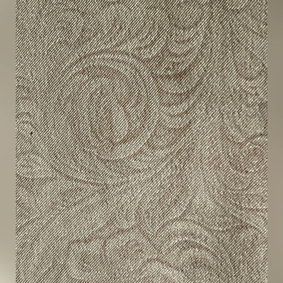 Denim&Co. camel color patterned faux suede button down shirt - Picture 3 of 8